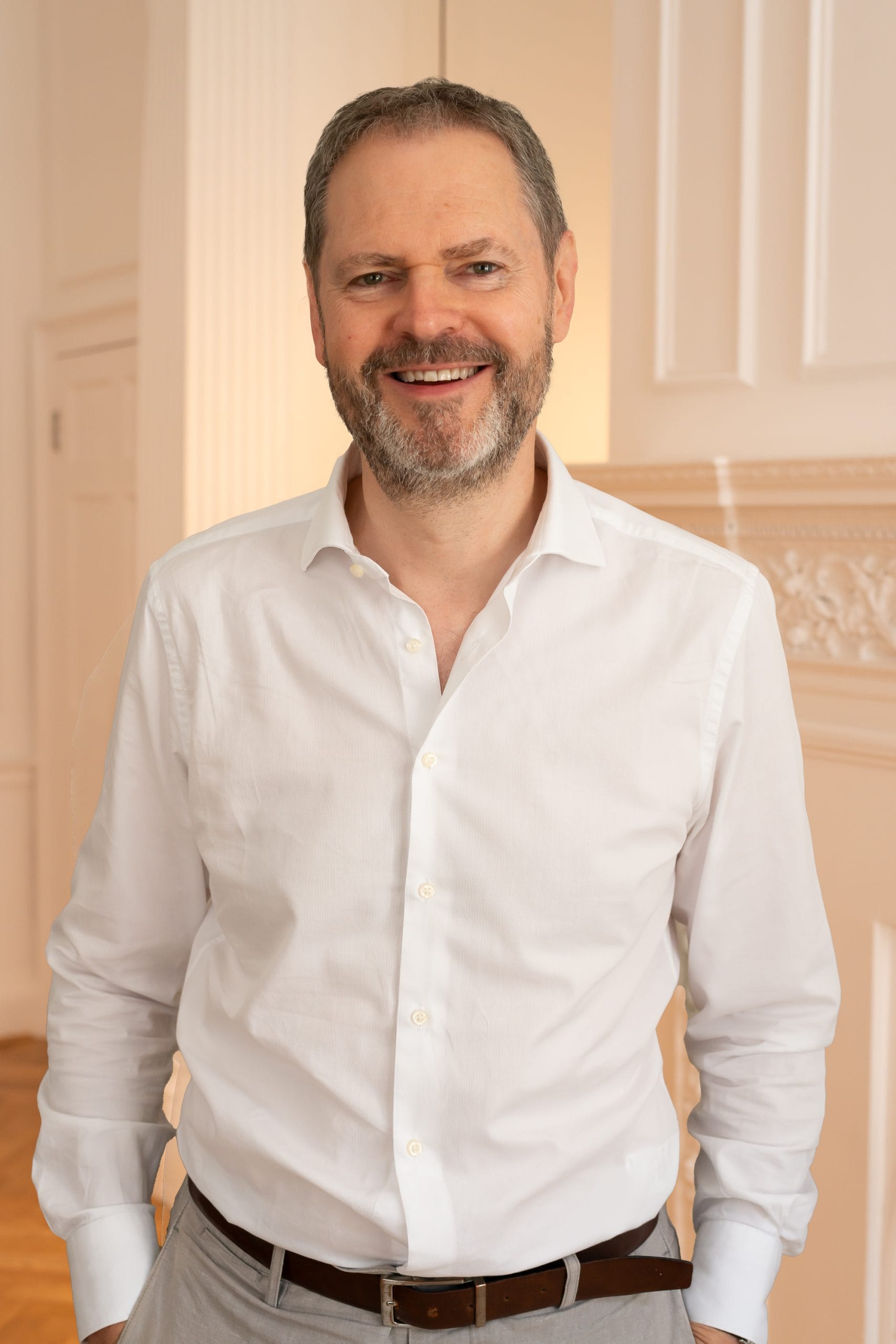 Image: Richard Naylor, Director, Research standing in the BOP offices.